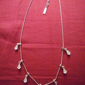 Vintage silver rhinstone Napier necklace